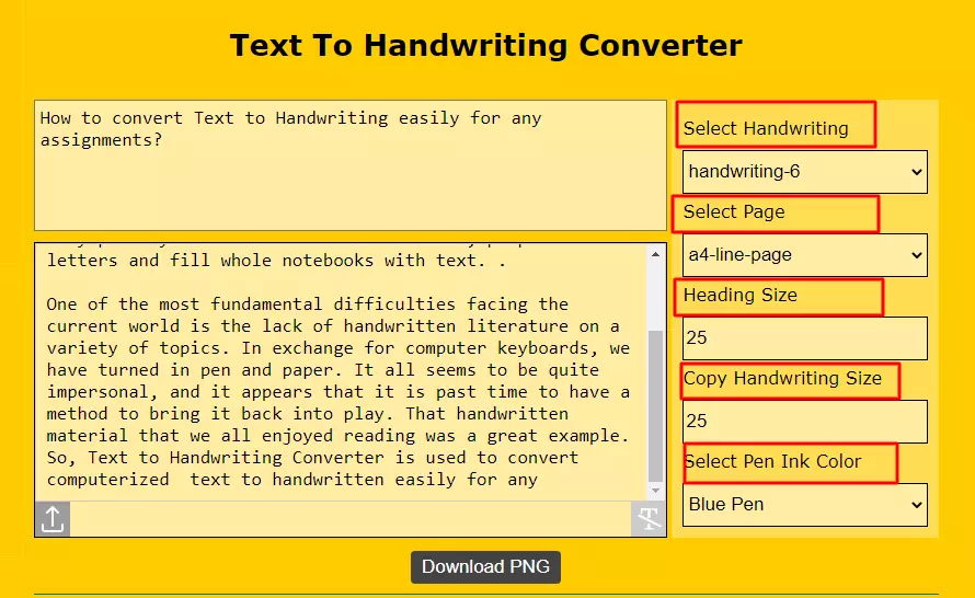 How to Use This Handwriting Generator
